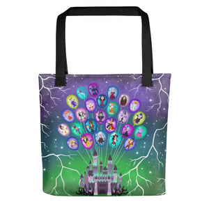 Double-Sided Castle of Heroes & Villains Tote Bag