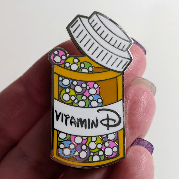 Vitamin D Enamel Pin