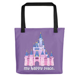 My Happy Place Tote Bag - Lilac