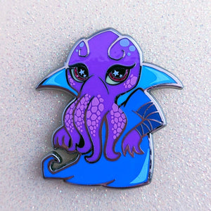 Adorable Dungeon Monsters Enamel Pin - Mindflayer